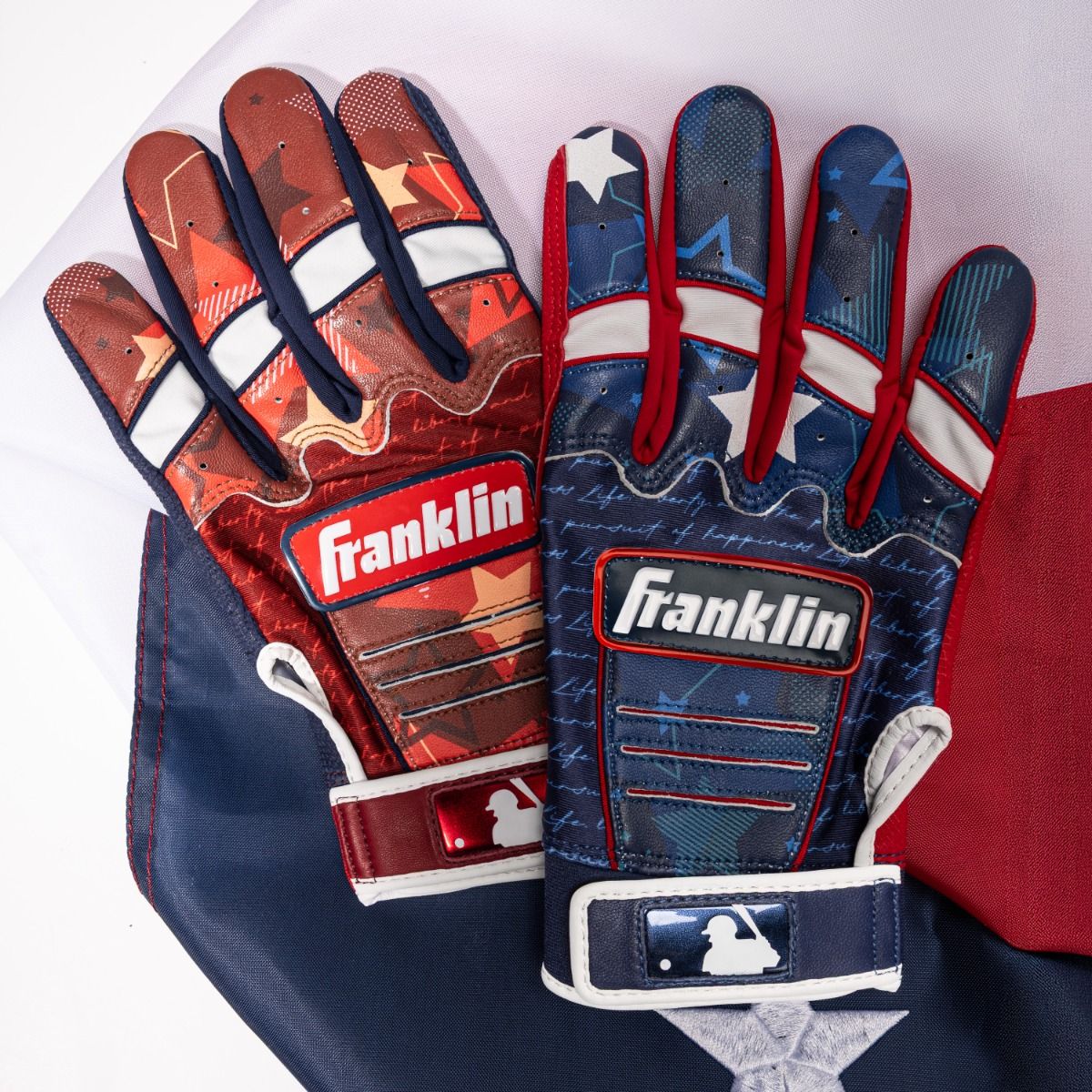 Franklin USA 250 Limited Edition Batting Gloves – Patriotic Baseball & Softball Batting Gloves