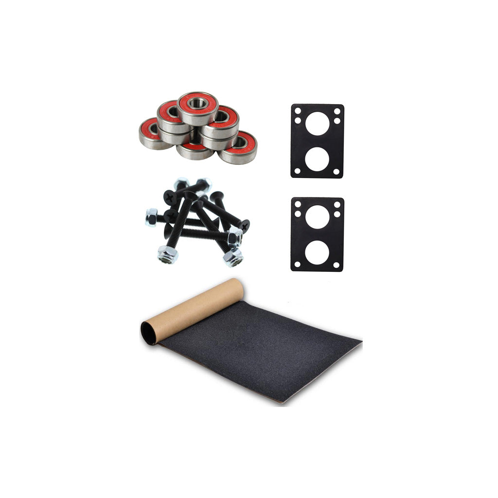 Moose Longboard Complete 9.25" x 46" Concave Cut Out Pintail White