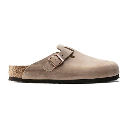 Unisex Boston Soft Footbed Oiled Leather Tobacco Medium/Narrow