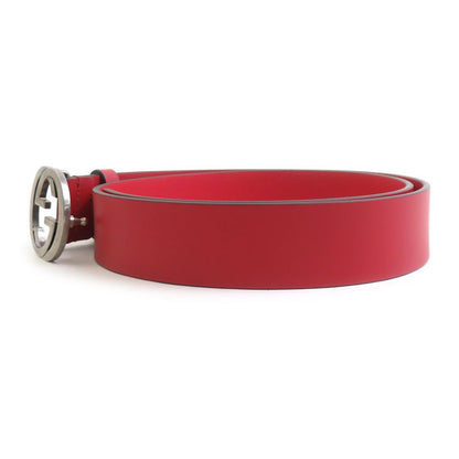 Gucci Belt Interlocking Red