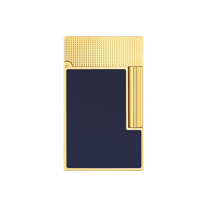 S.T. DUPONT Ligne 2 Micro Diamond Head Dark Blue Lighter/Briquet C16457