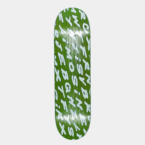 Limosine Skateboards Sharpie Crossword Slick Bottom Deck 8.25"