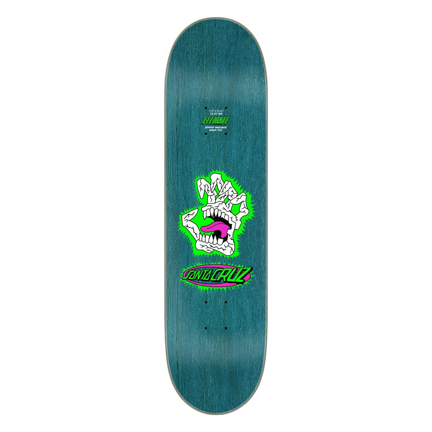 Santa Cruz Skateboard Deck Scribble Head FeelBase 7.75" x 30.25"