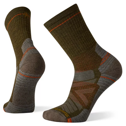 Smartwool - Hike Light Cushion Crew - Military Olive-Fossil